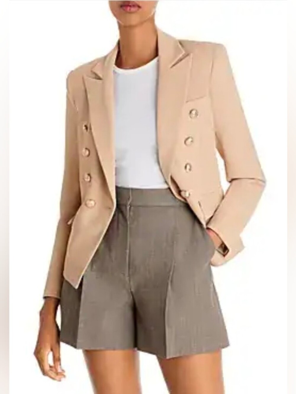 NWT Generation Love Delilah Crepe Blazer Latte (Cream), Medium